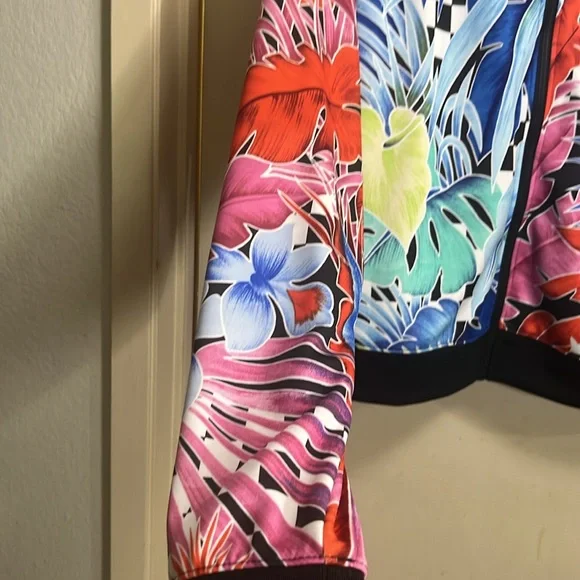 Nike tropical 🌴 workout jacket size medium - Picture 3 of 6